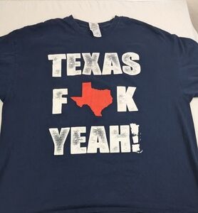 Bart Crow Texas F**K YEAH! Black Concert Tee Size 2XL